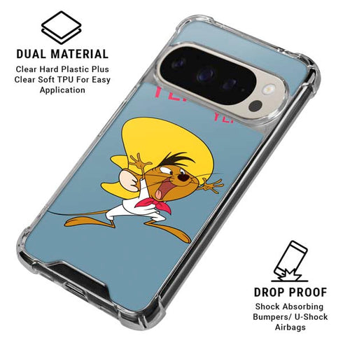 Looney Tunes Speedy Gonzales -Yepa! Yepa! Pixel 9/9 Pro Clear Case